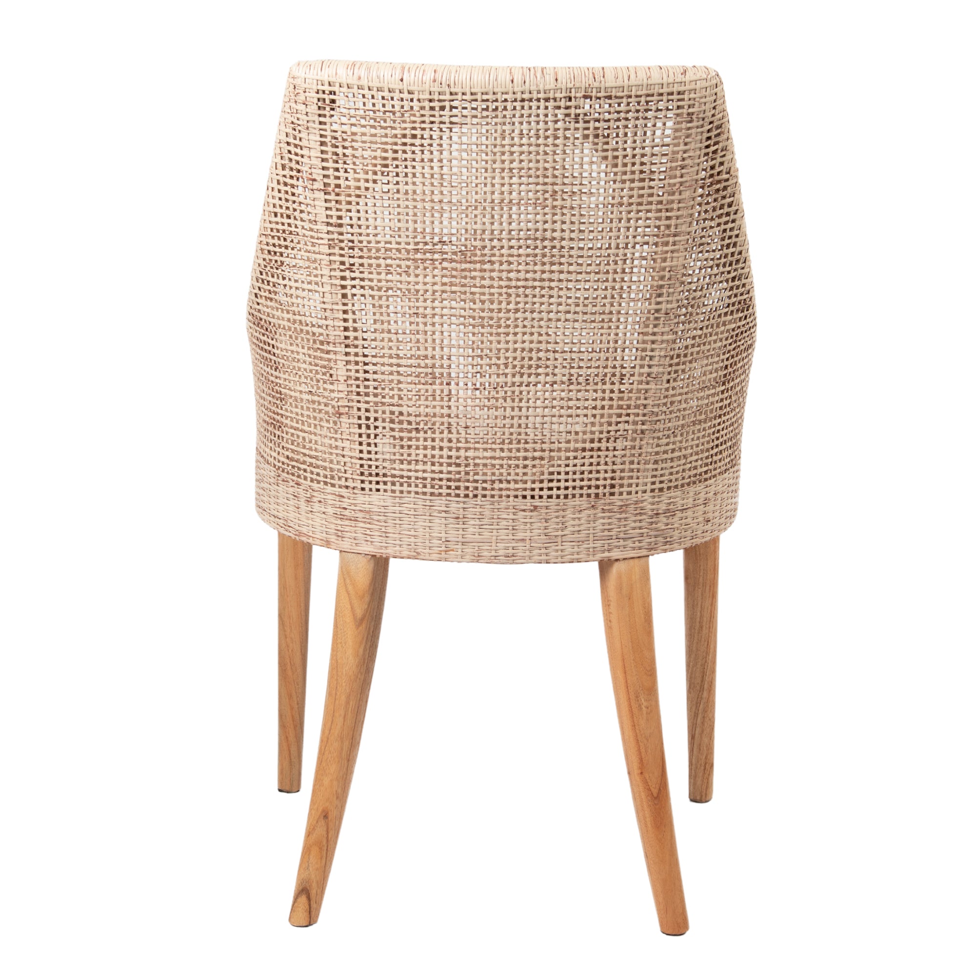 Charlotte Rattan Dining Chair Natural Whitewash - Image 6