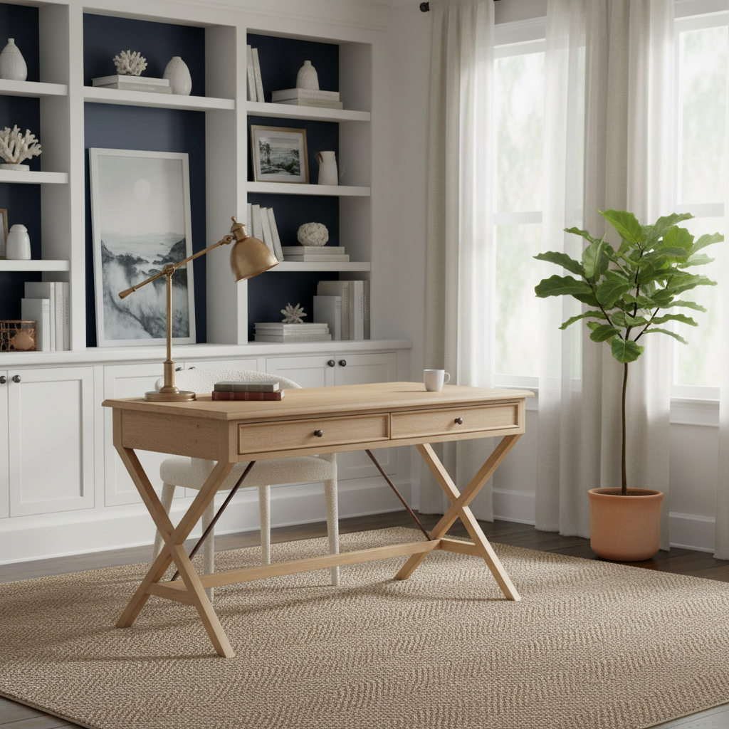 Amos Oak Desk - Image 2