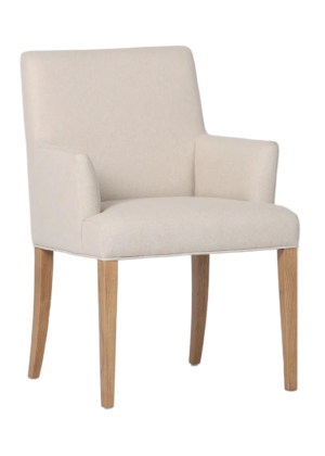Clifton Dining Chair w/ Arms Beige