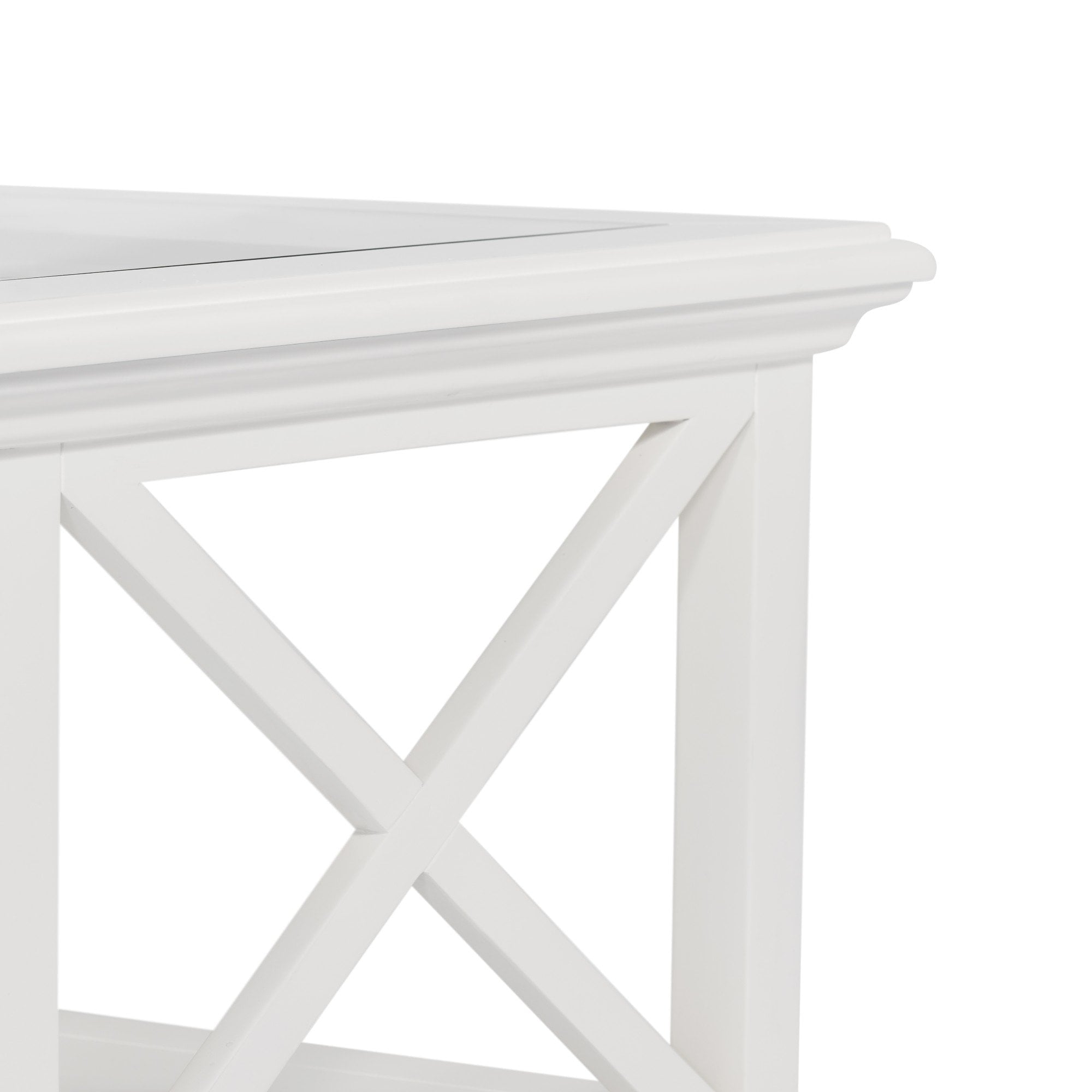 Sorrento Hamptons Square 120cm Coffee Table White - Image 10