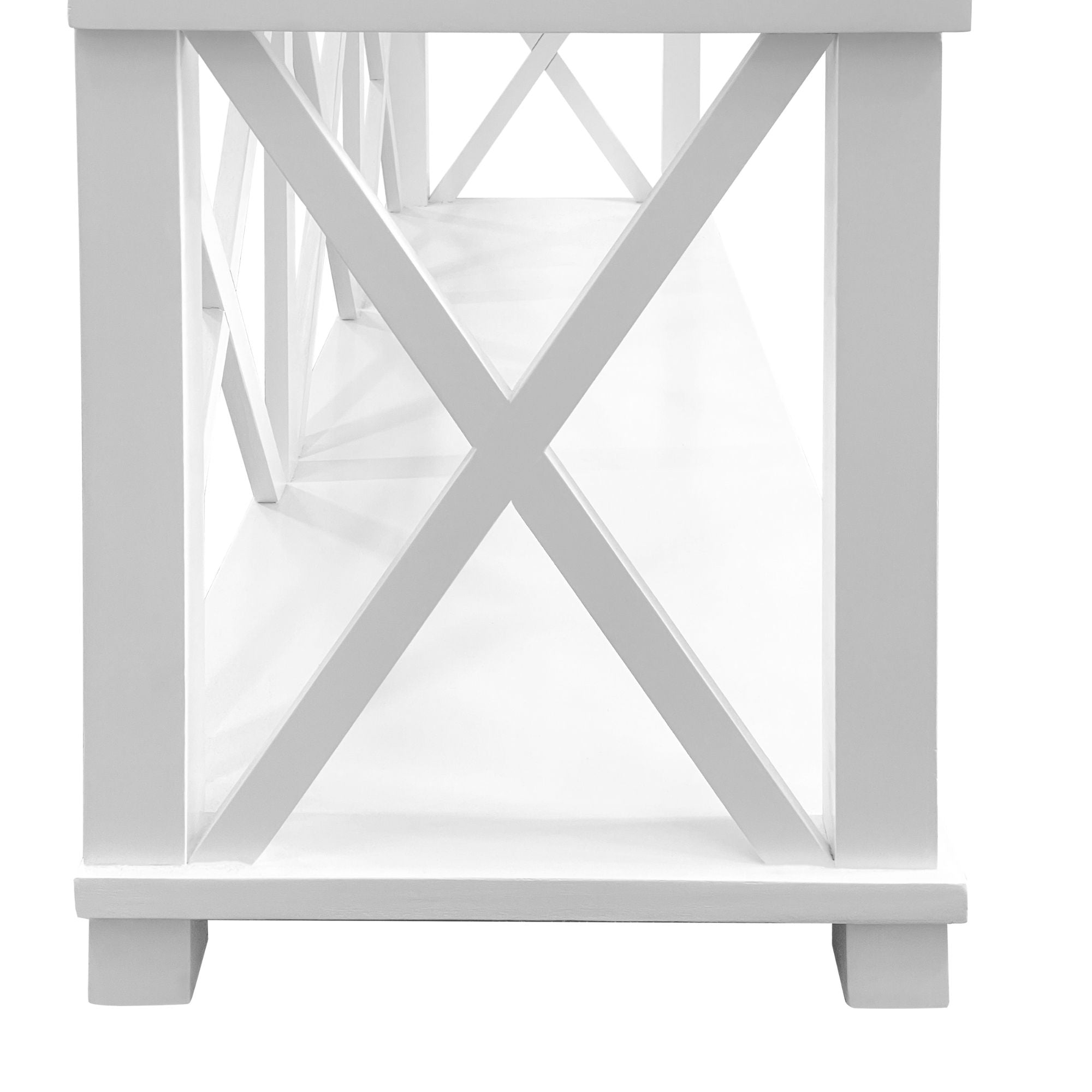Sorrento 3 Drawer 190 cm Hamptons Console White - Image 11