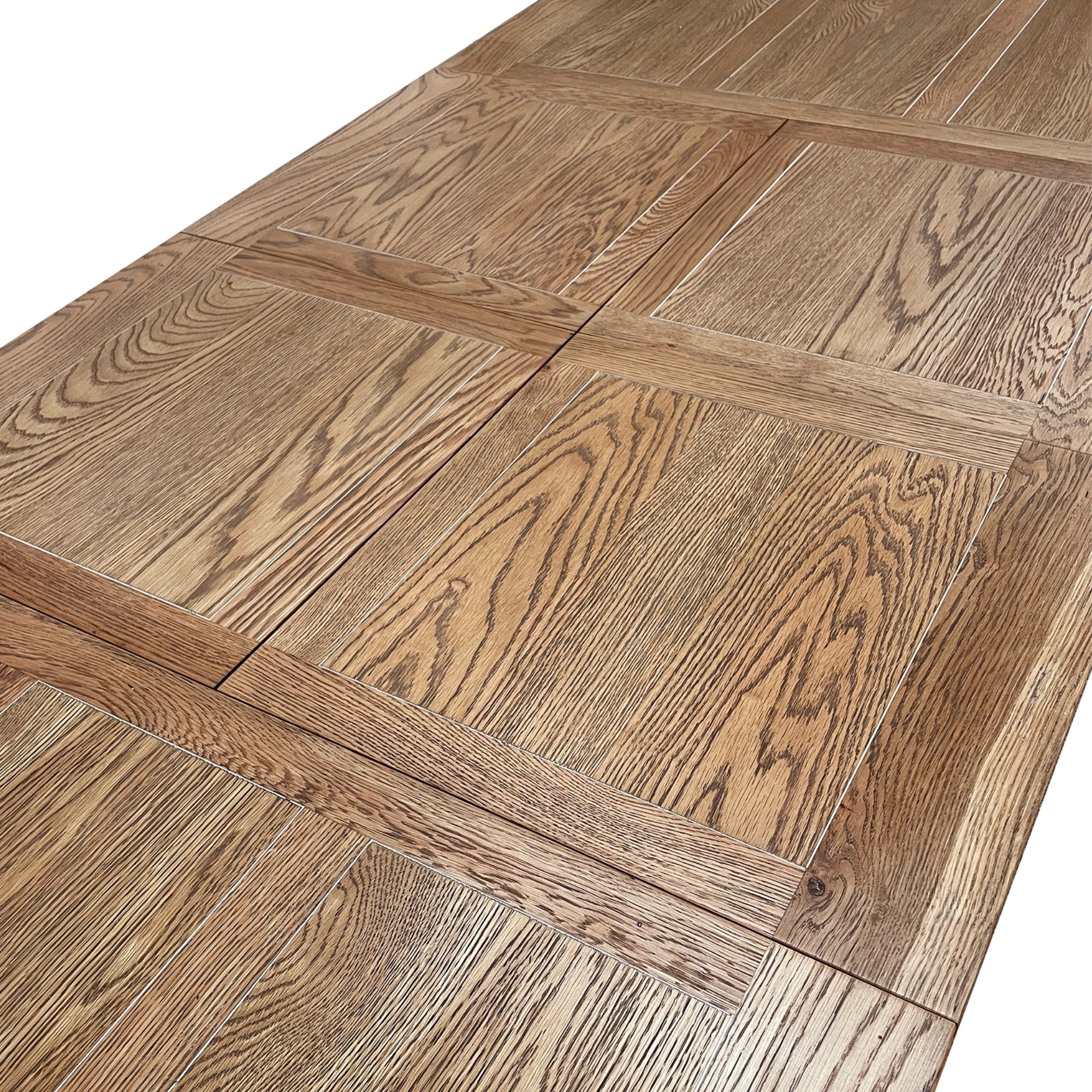 Balmoral Extendable 3.1 m Hamptons Oakwood Dining Table - Image 20