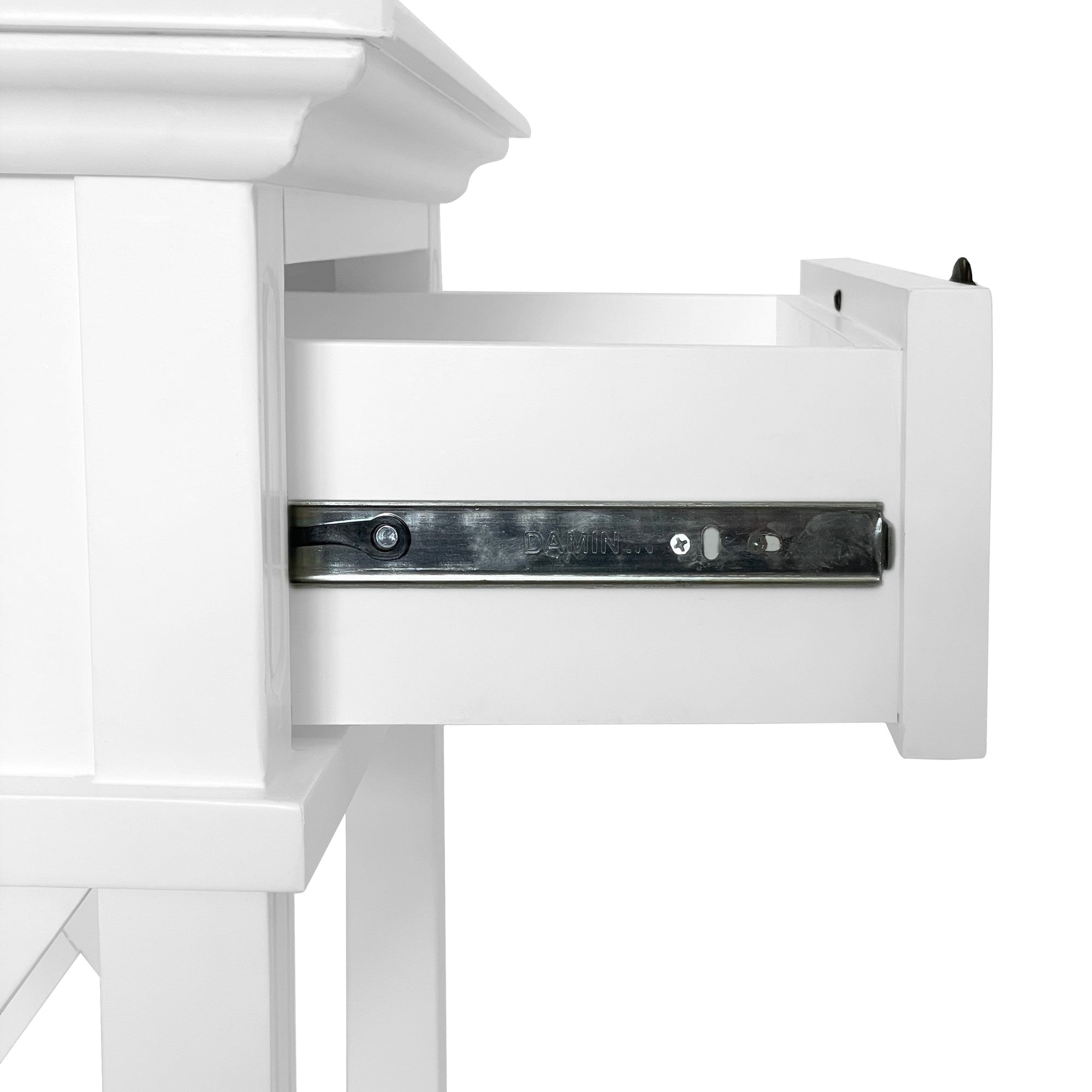 West Beach Hamptons Bedside Table W/Drawer White - Image 10