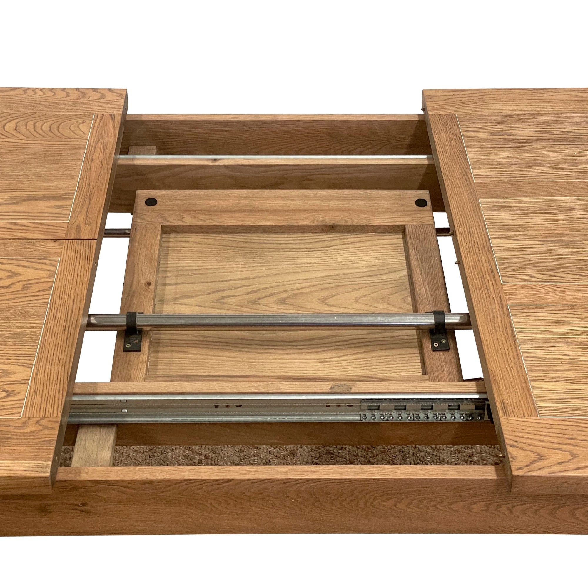 Balmoral Extendable 3.1 m Hamptons Oakwood Dining Table - Image 11