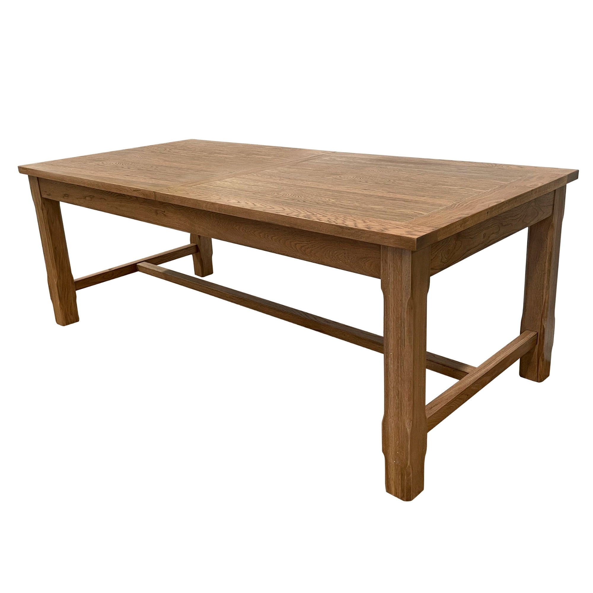 Balmoral Extendable 3.1 m Hamptons Oakwood Dining Table - Image 8