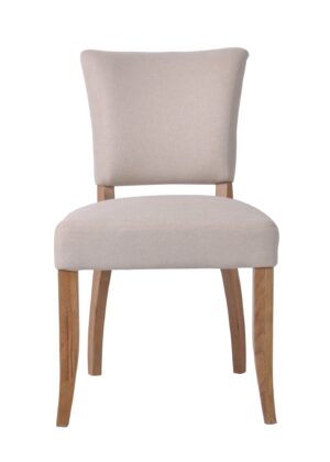 Claude Oakwood Dining Chair Beige