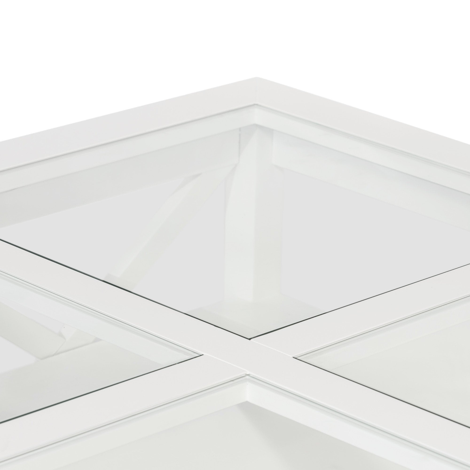 Sorrento Hamptons Square 120cm Coffee Table White - Image 11