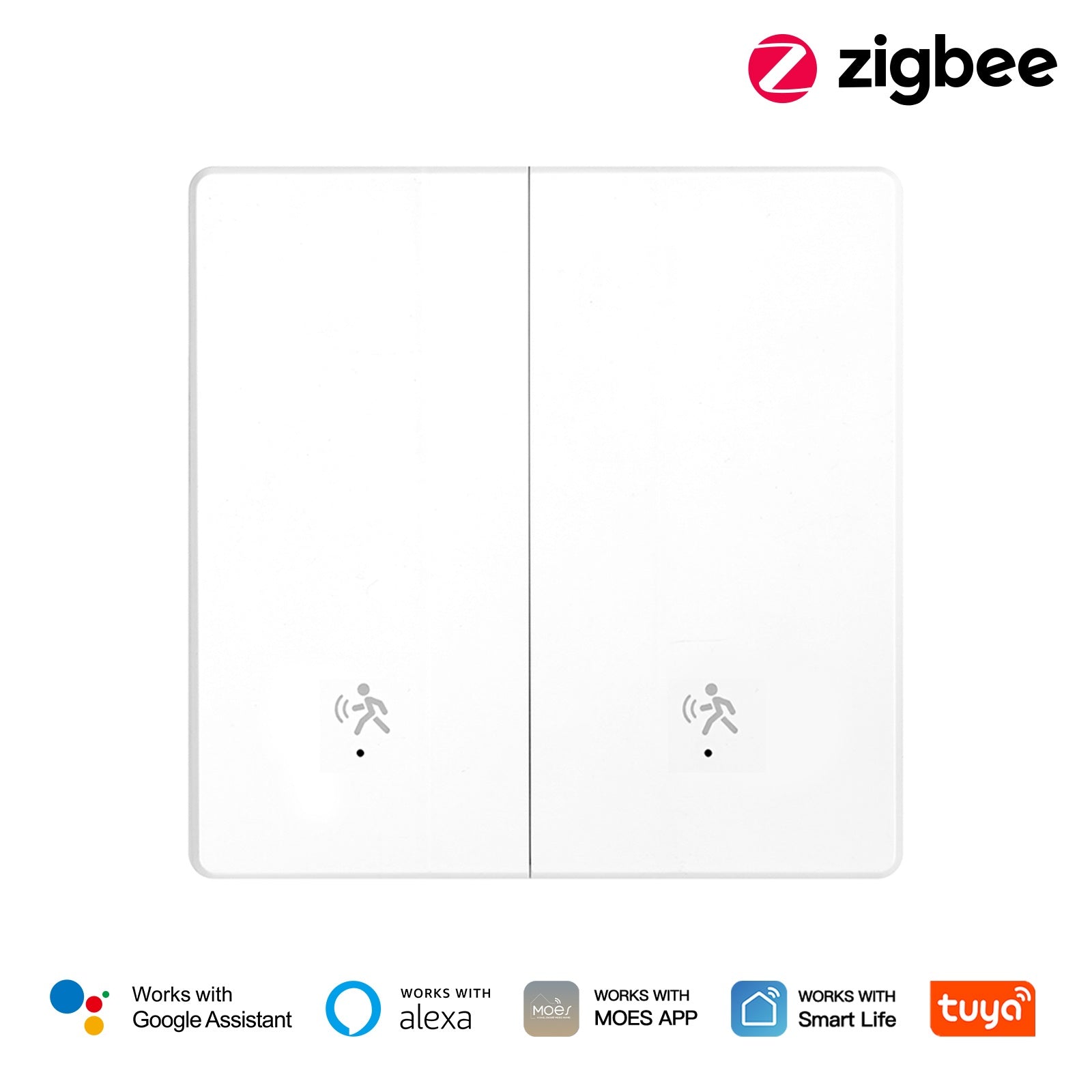 Tuya Zigbee Smart Human Presence mmWave Radar Detection Wall Light Switch Neutral Wire Optional EU Version - Image 8