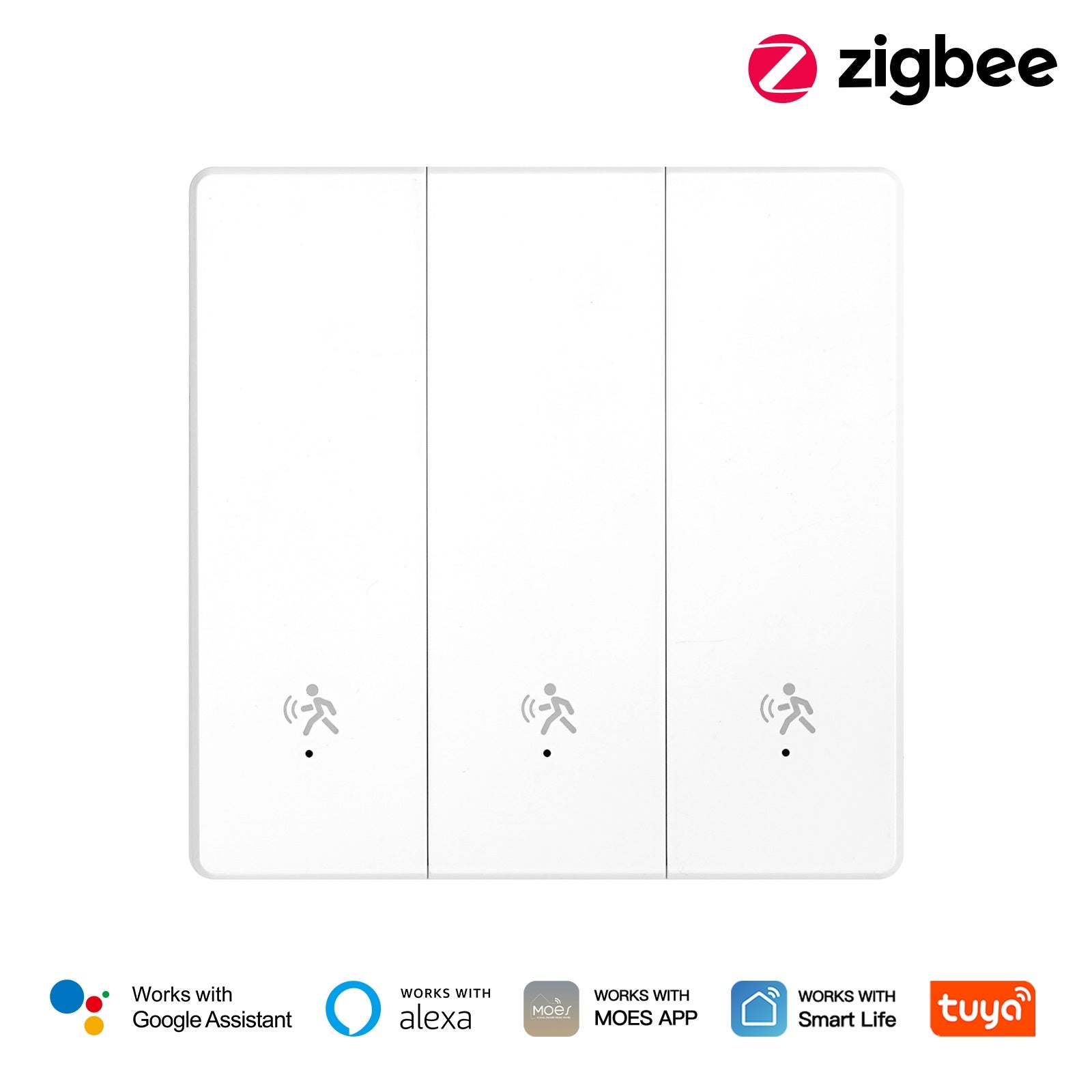 Tuya Zigbee Smart Human Presence mmWave Radar Detection Wall Light Switch Neutral Wire Optional EU Version - Image 9