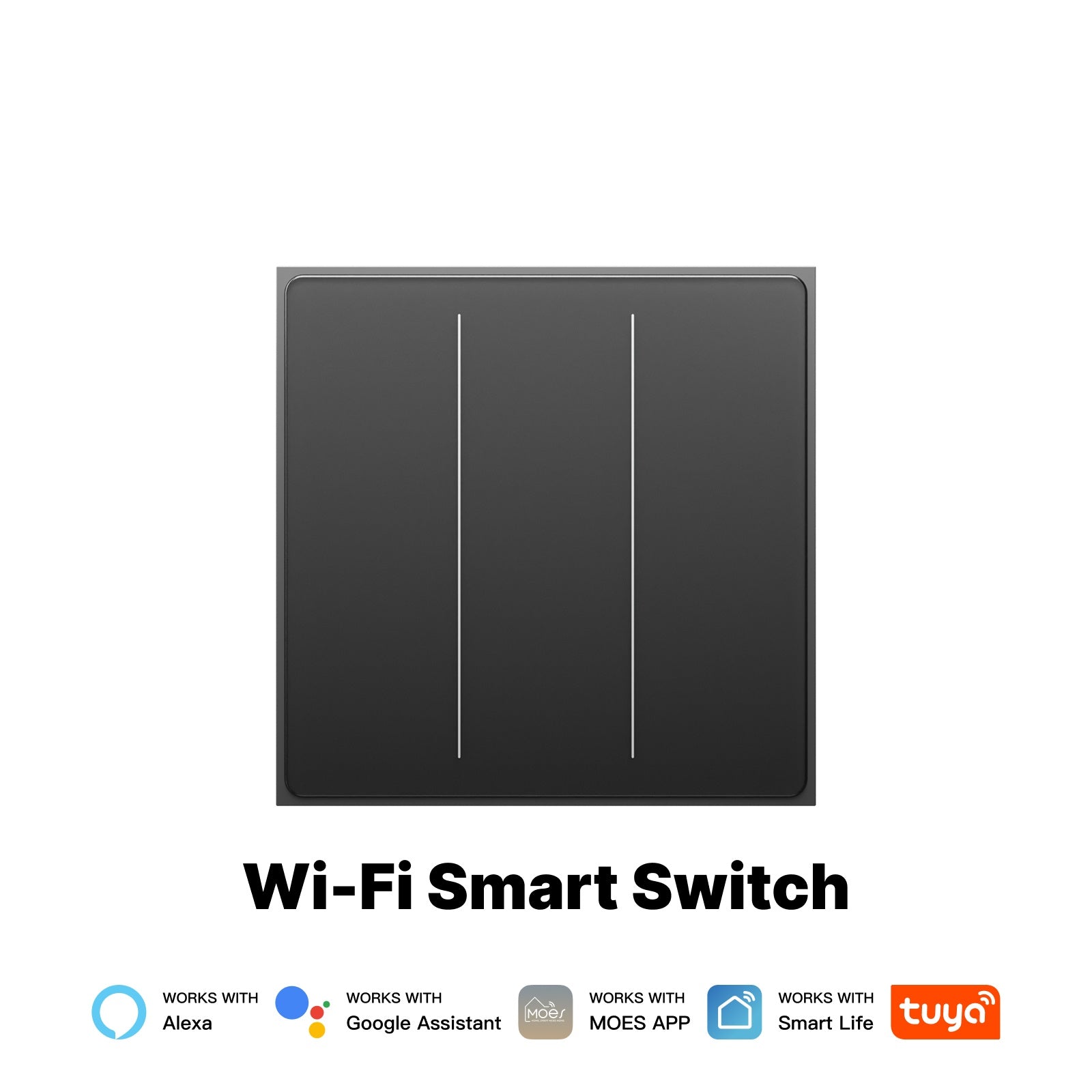 Star Feather Series WiFi Smart Switch Push Button With Neutral Wire Light Scene 2in1 Switch EU Version - Image 12