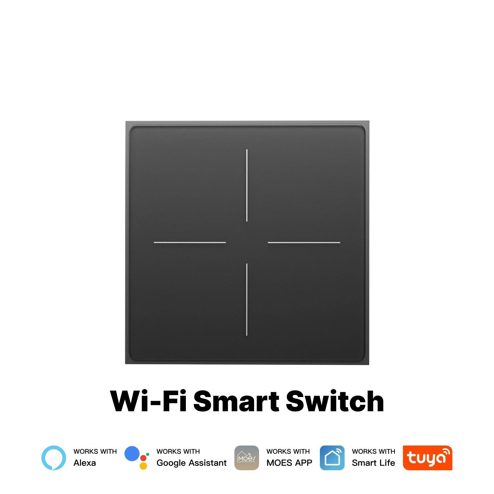 Star Feather Series WiFi Smart Switch Push Button With Neutral Wire Light Scene 2in1 Switch EU Version - Image 14