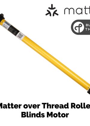 Tuya Matter Over Thread Smart Roller Blinds Motor 38mm Tube Curtain Automation for Alexa Google Home HomeKit